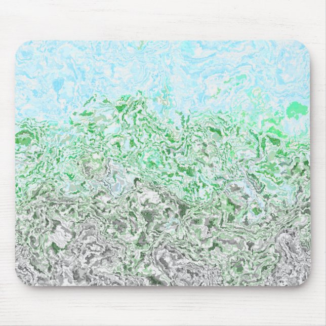 Trippy Boho Groovy Grungy Autoromantic Pride Flag Mouse Pad (Front)