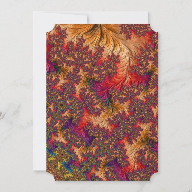 Trippy Bright Dazzling Branching Abstract Fractal (Front)