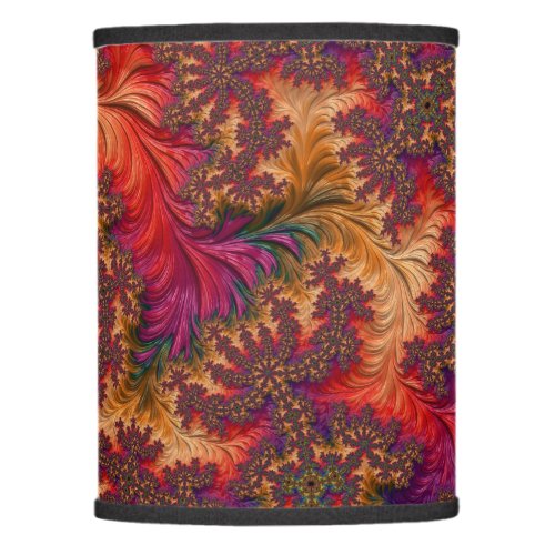 Trippy Bright Dazzling Branching Abstract Fractal Lamp Shade