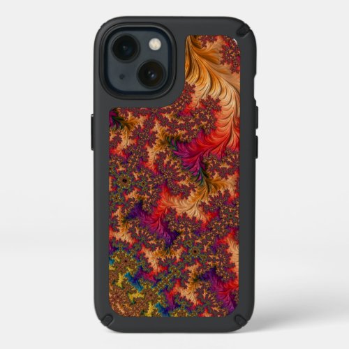 Trippy Bright Dazzling Branching Abstract Fractal Speck iPhone 13 Case