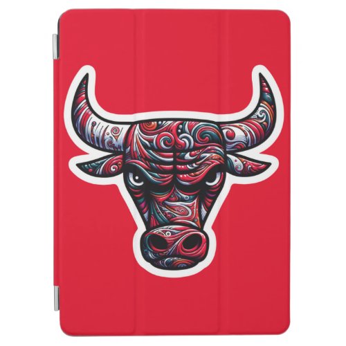 trippy bull iPad air cover