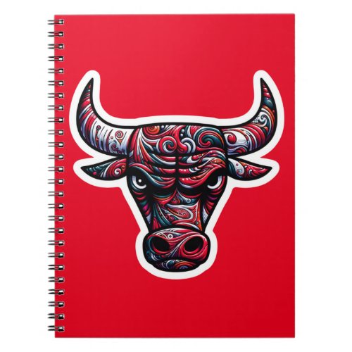 trippy bull notebook