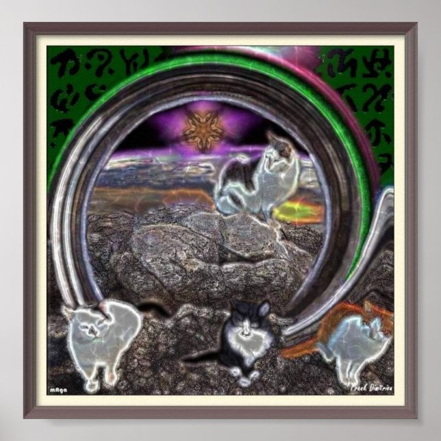 Trippy Cats Poster (Front)