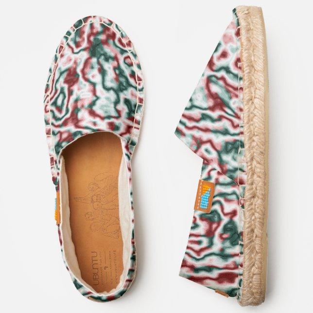 Trippy Christmas Espadrilles (Side)