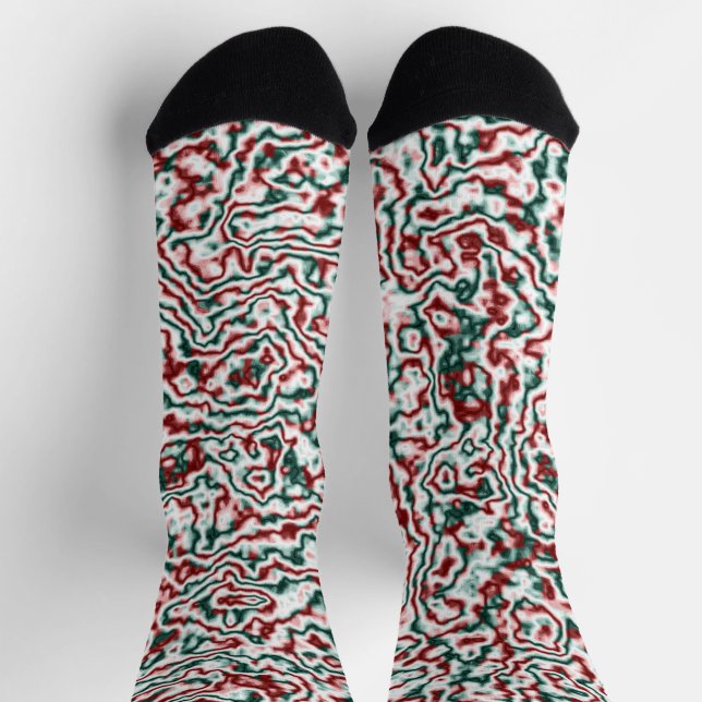 Trippy Christmas Socks (Top)