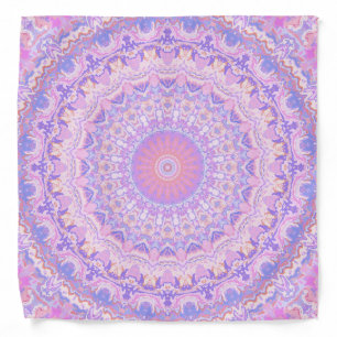 Trippy Colorful Intricate Boho Hippie Mandala Bandana