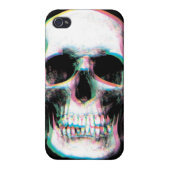 Trippy Colorful Skull iPhone Case (Back)