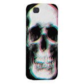 Trippy Colorful Skull iPhone Case (Back Right)