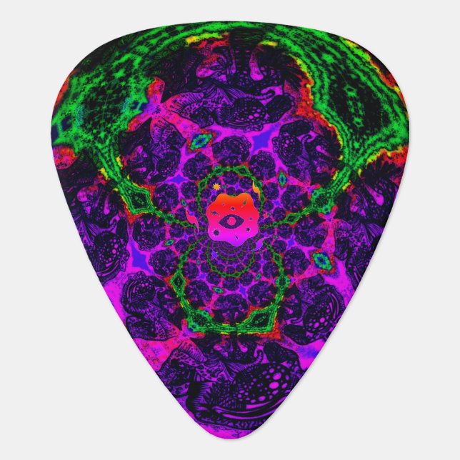 Trippy Cool Guitar Pick (Front)