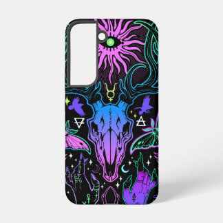Trippy Deer Skull Samsung Galaxy S22 Case