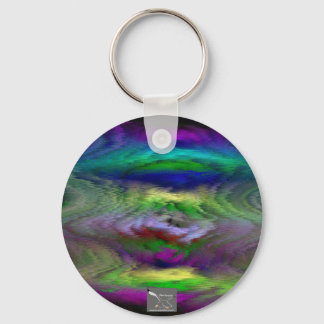 Trippy Design Keychain