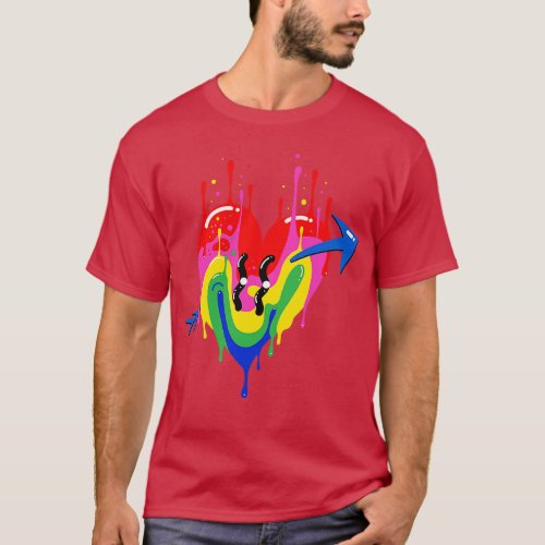 Trippy Drippy Heart T_Shirt