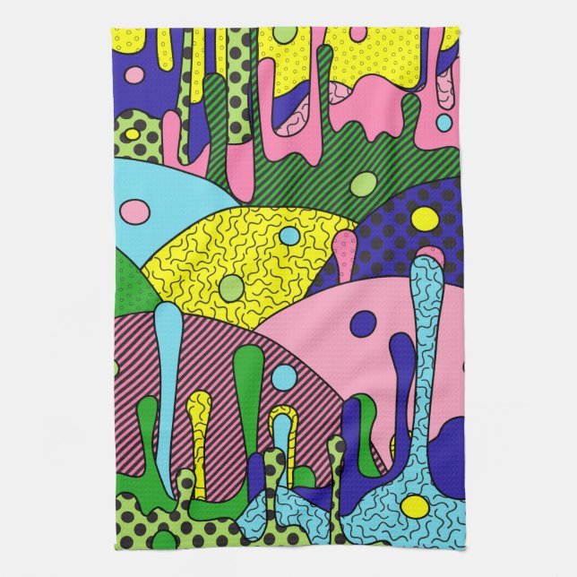 Trippy Drippy Kitchen Towel (Vertical)