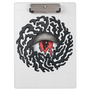 Trippy Eye with Tentacles - Trippy Surreal Art Clipboard