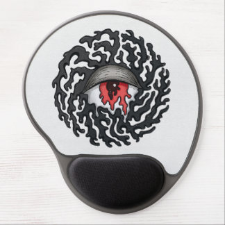 Trippy Eye with Tentacles - Trippy Surreal Art Gel Mouse Pad