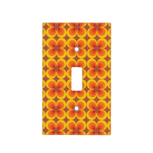 Trippy Flowers  Light Switch Cover