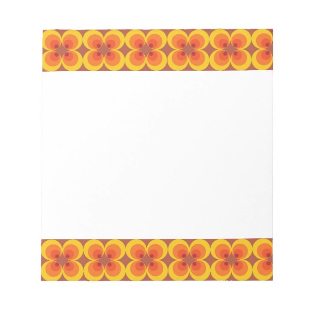 Trippy Flowers  Notepad (Front)