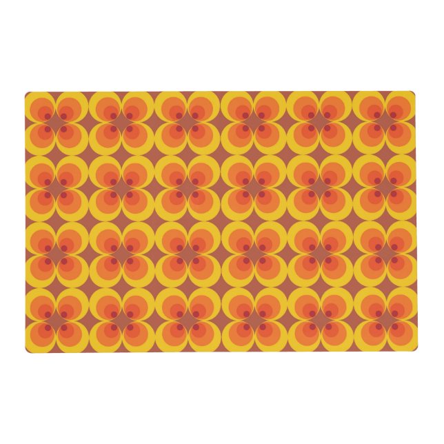 Trippy Flowers  Placemat (Front)