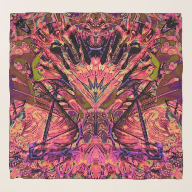 Trippy Garland  Scarf (Front)