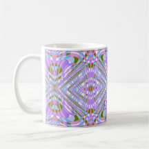 Trippy Geometric Retro Abstract Pattern