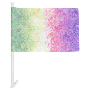 Trippy Groovy Boho Abstract Genderdoe Pride Flag
