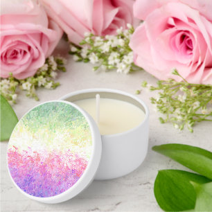 Trippy Groovy Boho Abstract Genderdoe Pride Flag Mini Candle Favors