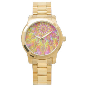 Trippy Groovy Funky Psychedelic Fractal Burst Watch