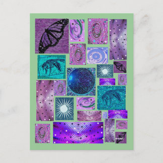 Trippy Hippy Postcard