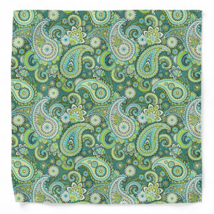 Trippy Hippy Retro Paisley Bandana