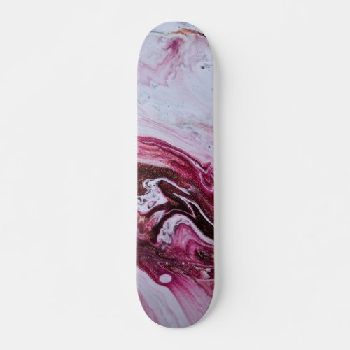 Trippy Marble Melt Psychedelic Skateboard Deck