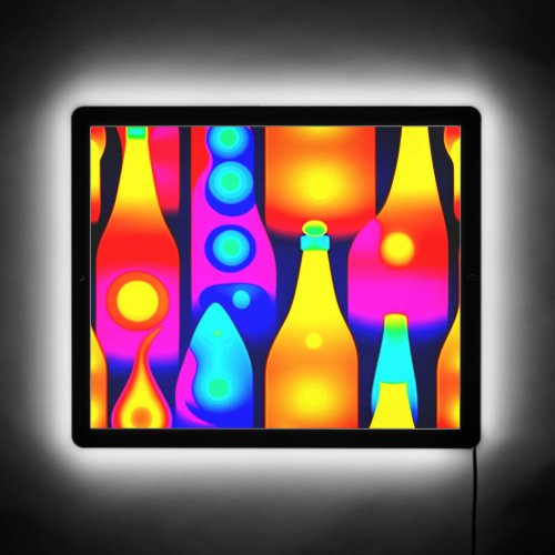 Trippy Molten Lava Lamp Fantasy Illuminated LED Sign