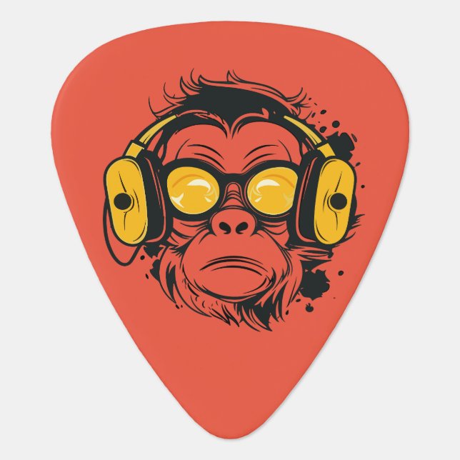 Trippy Monkey Guitar Picks (Front)
