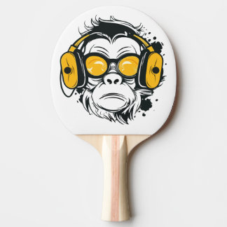 Trippy Monkey Ping Pong Paddle