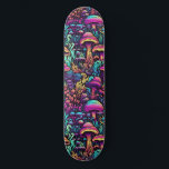 Trippy Mushroom Art Painting Skateboard<br><div class="desc">This cool Trippy Mushroom Art Painting designed skateboard is the perfect choice for any skateboarder</div>