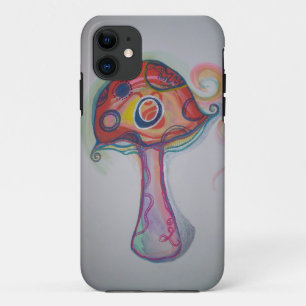 Trippy Mushroom Psychedelic iPhone Case Hippie