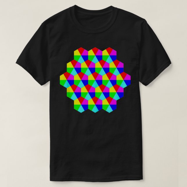 Trippy Music Festival  Hippy Psychedelic Design  T-Shirt (Design Front)