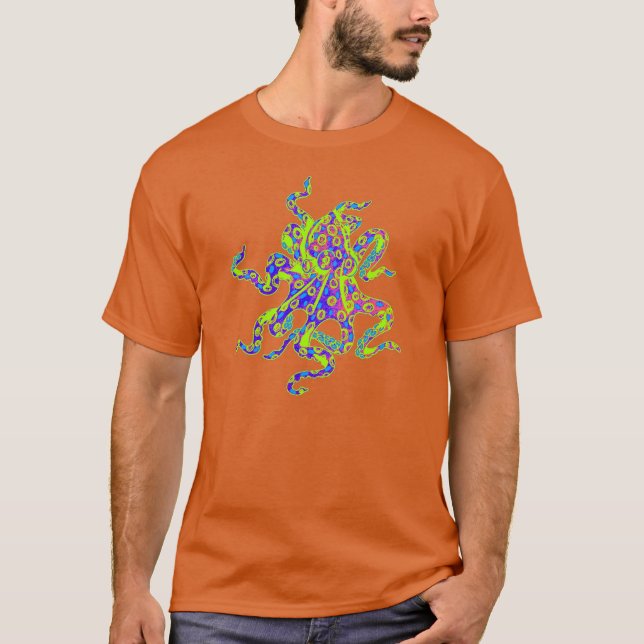 Trippy Octopus T-Shirt (Front)