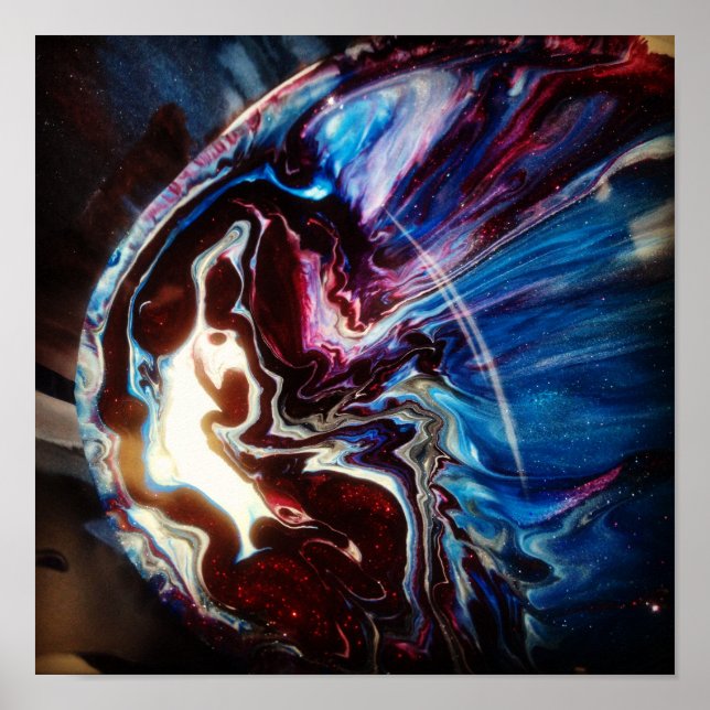 Trippy paint poster (Front)