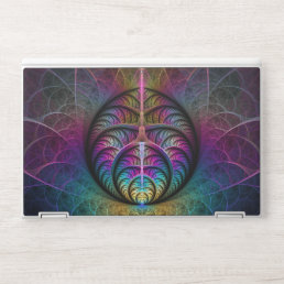 Trippy Patterned Colorful Abstract Fractal Art HP Laptop Skin