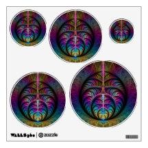 Trippy Patterned Colorful Abstract Fractal Art