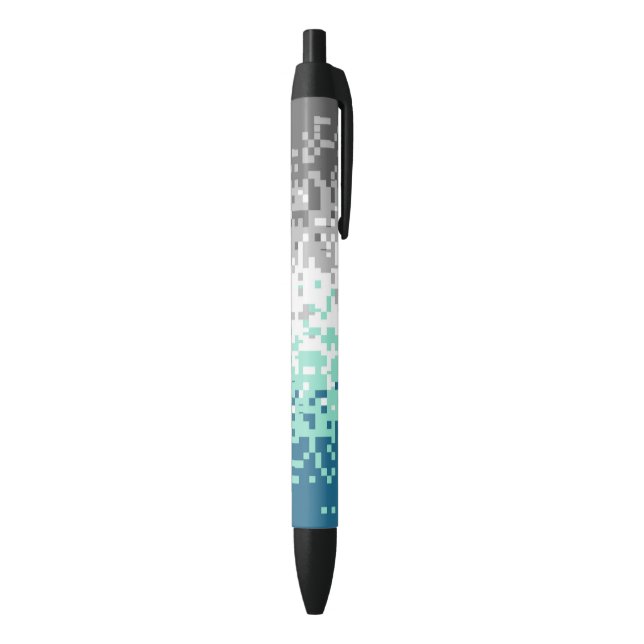 Trippy Pixelated Abstract Frayromantic Pride Flag Pen (Bottom (Vertical))