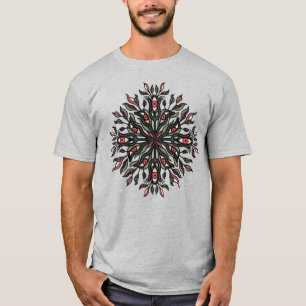 Trippy Plants and Eyes - Psychedelic Botanical T-Shirt
