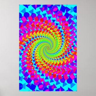 Trippy Poster: Abstract Psychedelic Poster