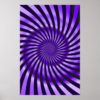 Trippy Poster: Abstract Purple Poster