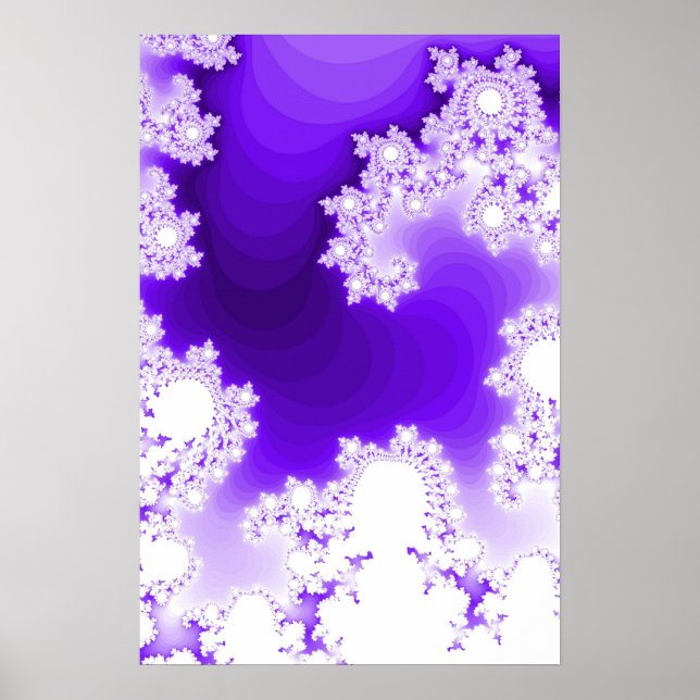 Trippy Poster: Purple Fractal Poster (Front)
