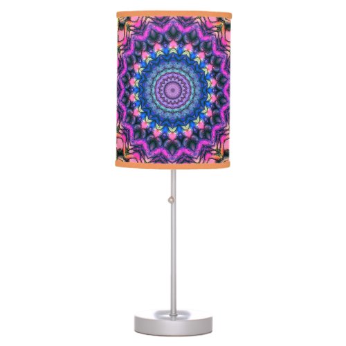 Trippy Psychedelic Kaleidoscope Table Lamp