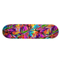 Trippy Psychedelic Multicolor Swirls Skate Deck Trippy Psychedelic Multicolor Swirls Skate Deck