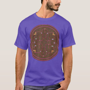 Trippy Psychedelic Shipibo Tribal Design  T-Shirt