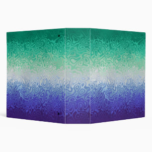 Trippy Ripply Funky Boho MLM Men Loving Men Pride 3 Ring Binder