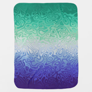 Trippy Ripply Funky Boho MLM Men Loving Men Pride Baby Blanket